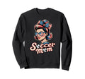 Patriotic Soccer Mom American Flag Sweatshirt - Trendy Graphic Men Women - T-Shirt, Sweatshirt, Hoodie