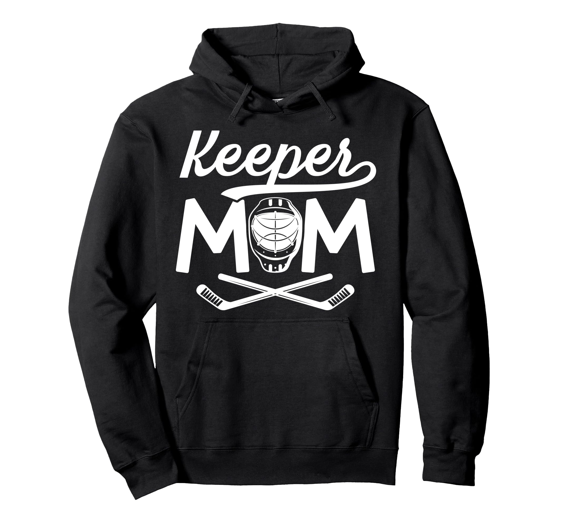 Hockey Keeper Mom Ice Hockey Goalkeeper Hoodie - Minimalist Print Unisex - T-Shirt, Sweatshirt, Hoodie