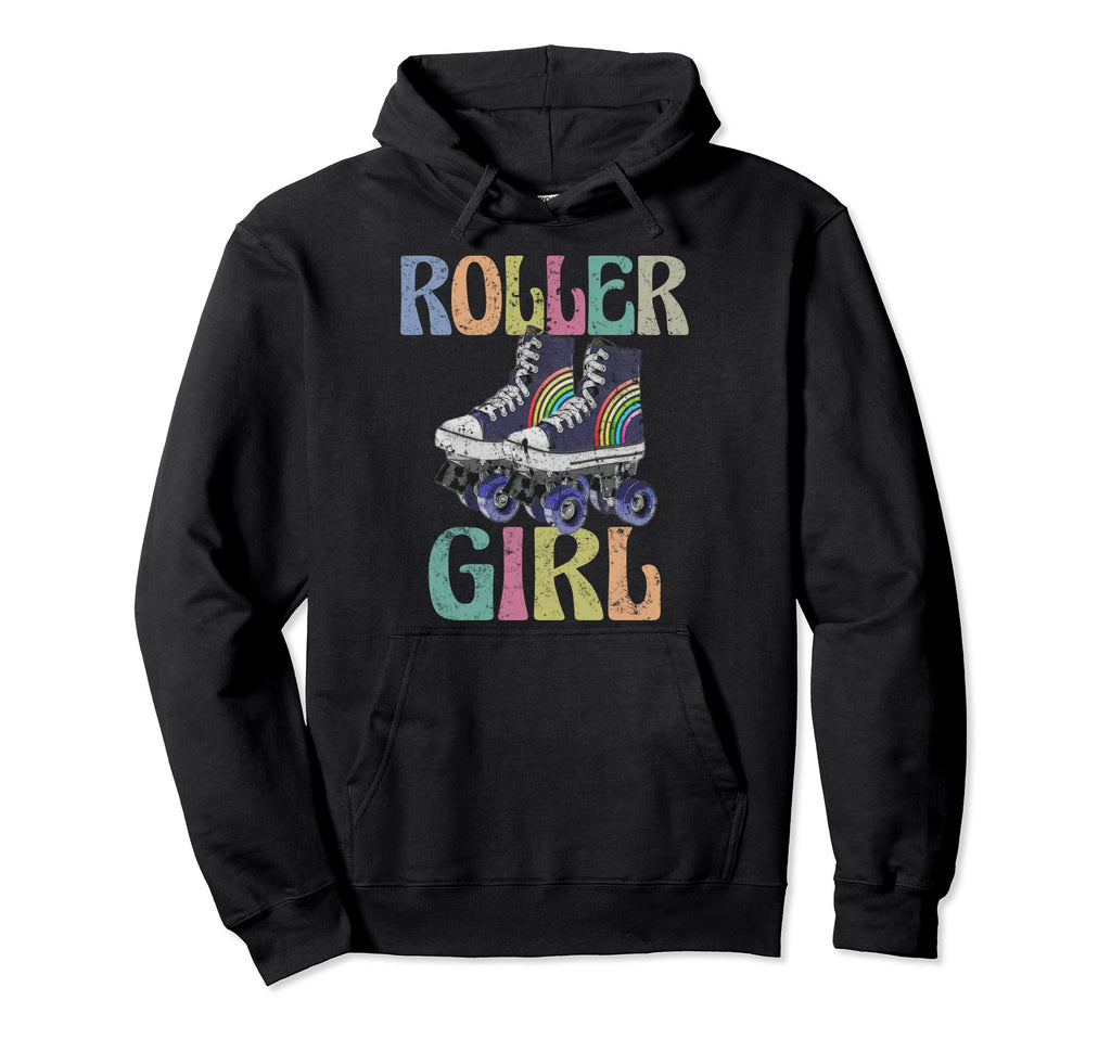 Roller Skating 70S 80S Skate Gift Hoodie - Graphic Print for Adults - T-Shirt, Sweatshirt, Hoodie