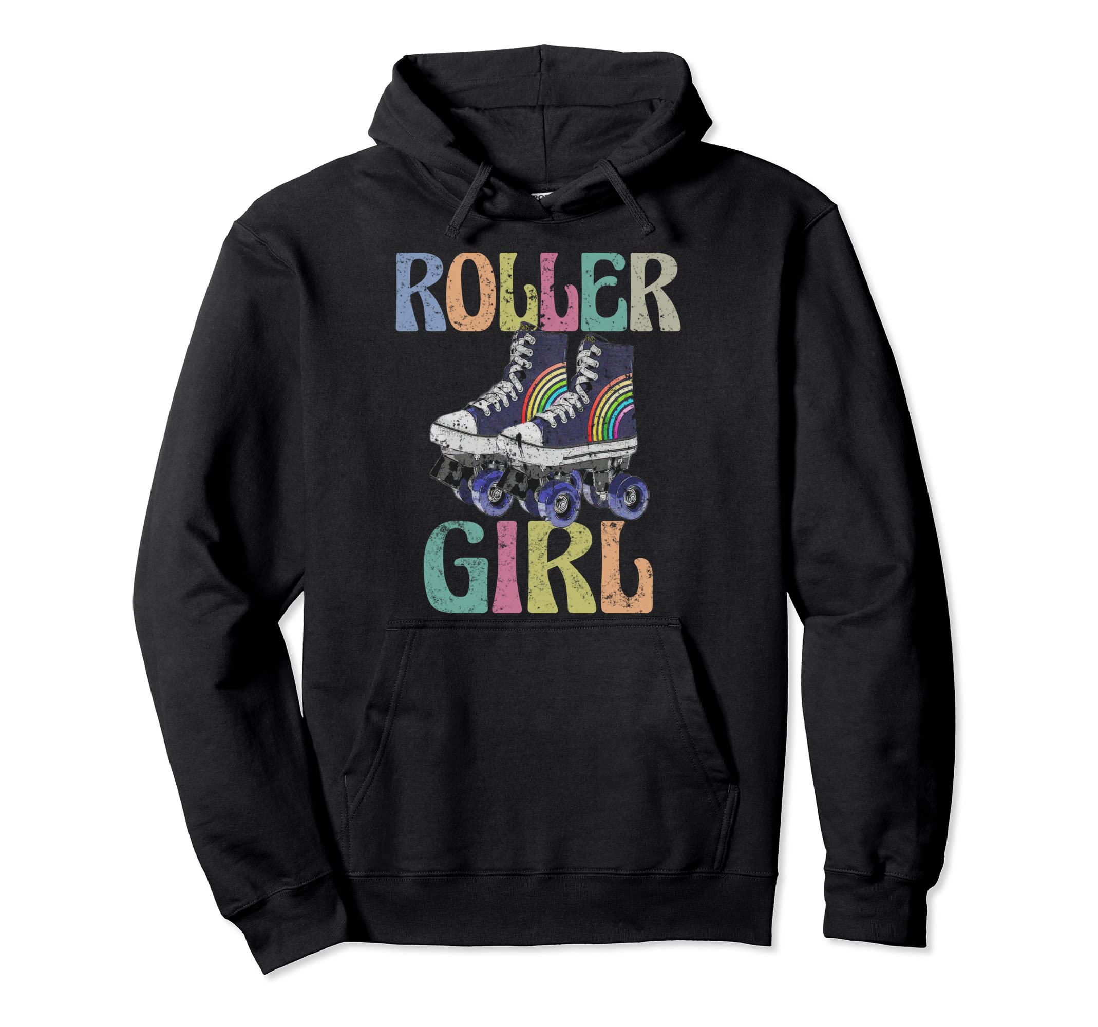 Roller Skating 70S 80S Skate Gift Hoodie - Graphic Print for Adults - T-Shirt, Sweatshirt, Hoodie