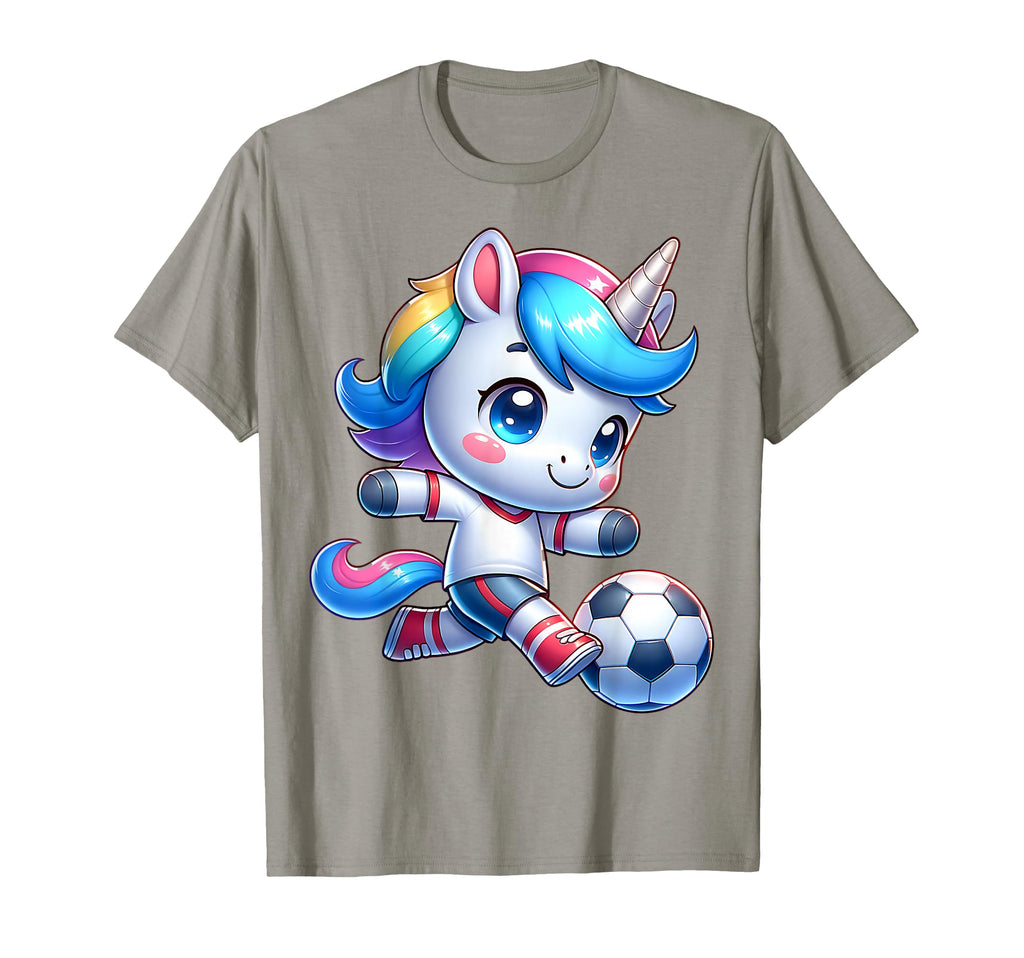 Footballer Unicorn Fans Soccer T-Shirt - Casual Everyday Wear Men Women - T-Shirt, Sweatshirt, Hoodie