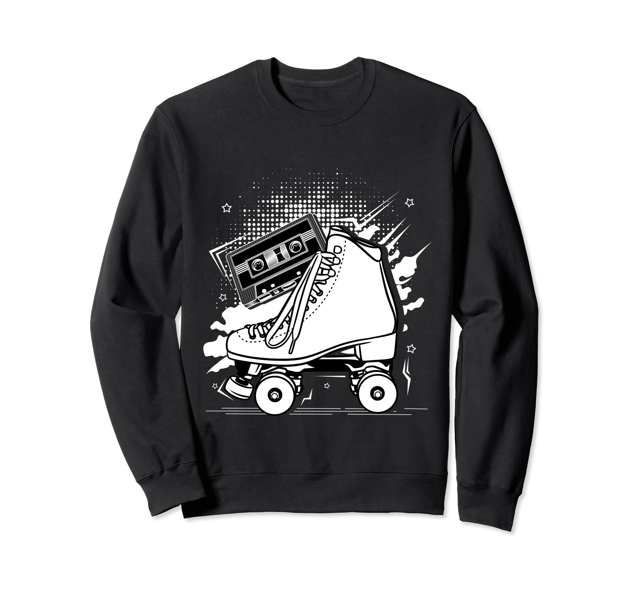 Roller Skates Fun Skating Sweatshirt - Fun Novelty Design for Adults - T-Shirt, Sweatshirt, Hoodie