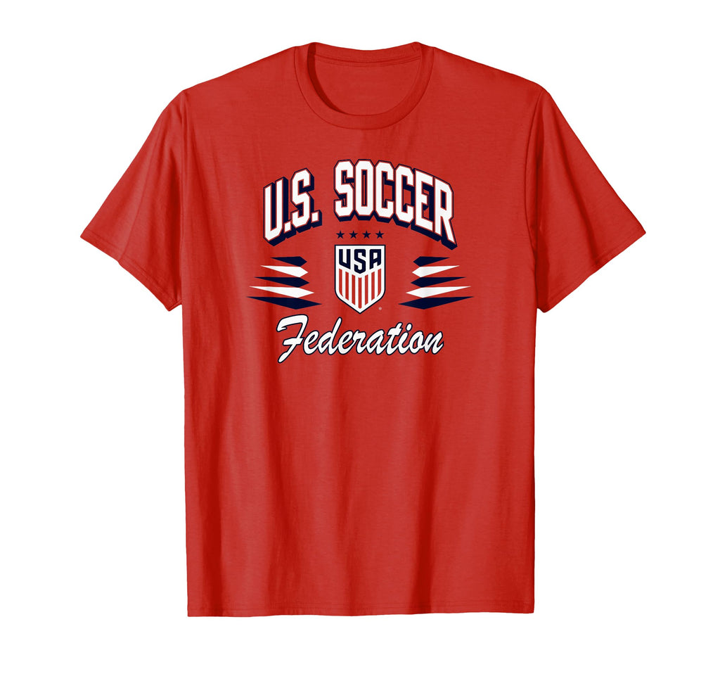 U S Soccer Diamond Red Uswnt Officially T-Shirt - Graphic Print Men Women - T-Shirt, Sweatshirt, Hoodie