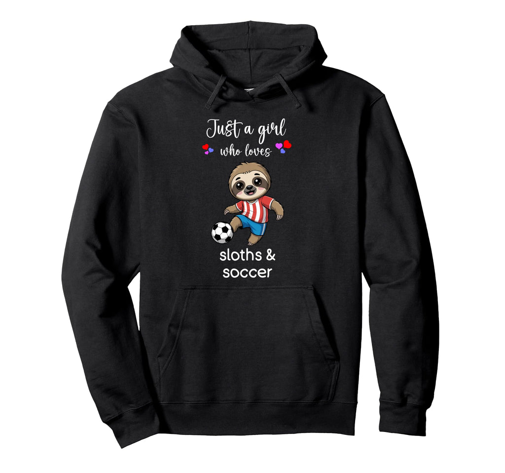Sloth Soccer Sloth Soccer Hoodie - Custom Art Print Unisex - T-Shirt, Sweatshirt, Hoodie