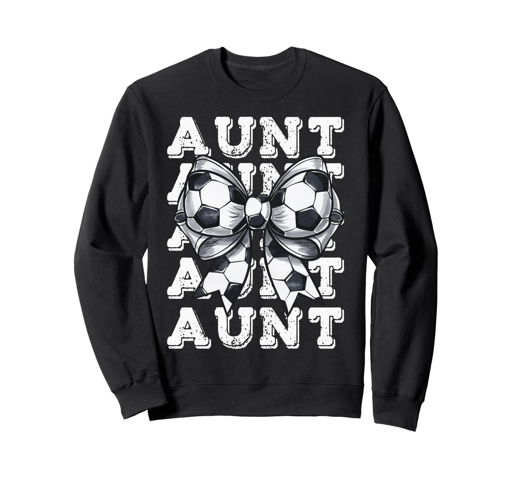 Coquette Soccer Aunt Matching Sweatshirt - Novelty Apparel for Adults - T-Shirt, Sweatshirt, Hoodie
