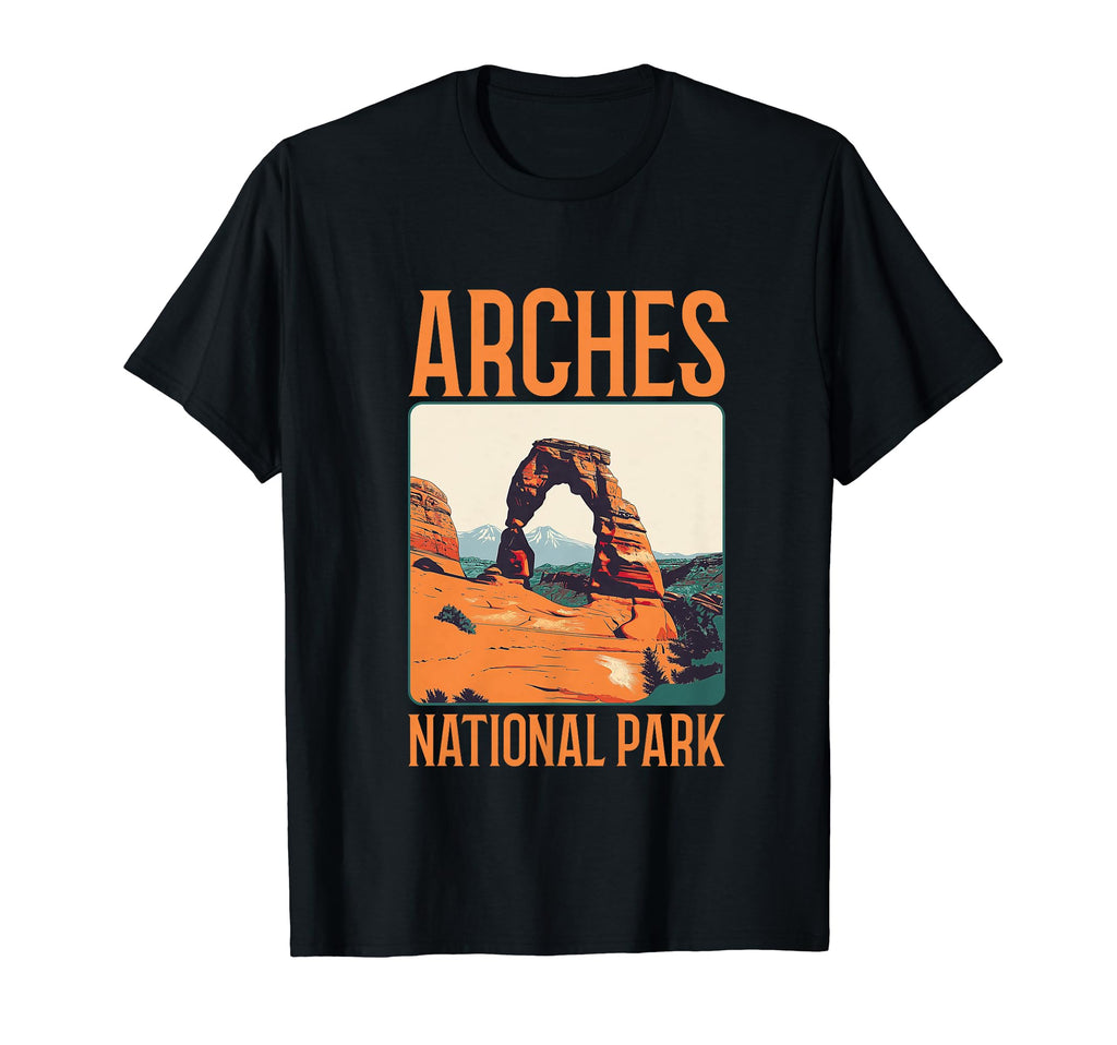 Arches Usa National Park Utah Outdoors T-Shirt - Trendy Graphic Men Women - T-Shirt, Sweatshirt, Hoodie