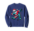 Santa Dabbing Hockey Goalie Sweatshirt - Casual Everyday Wear Unisex - T-Shirt, Sweatshirt, Hoodie