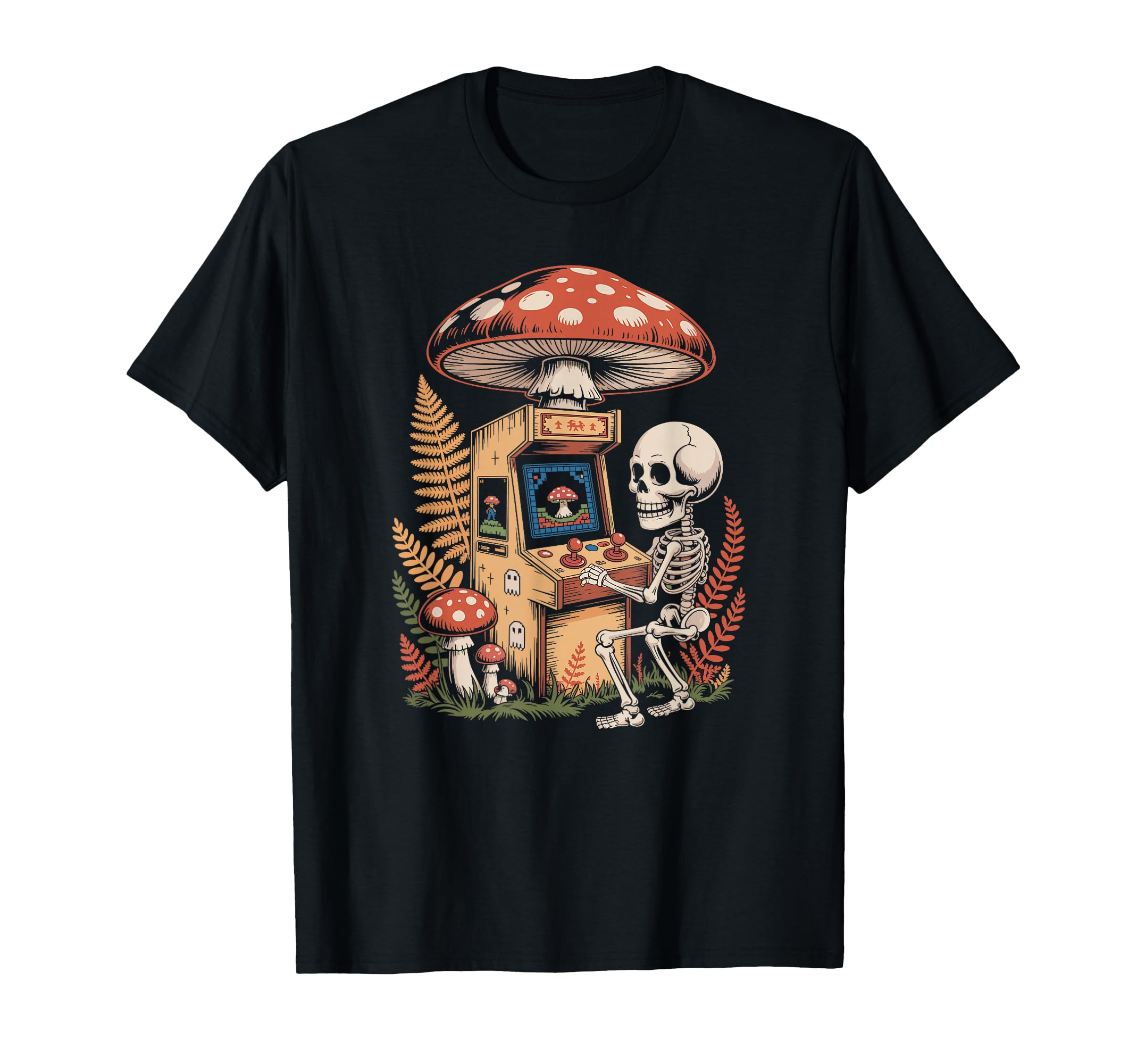 Dark Academia Skeleton Gaming Beneath T-Shirt - Fun Novelty Design Unisex - T-Shirt, Sweatshirt, Hoodie