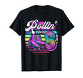 Rollin Into 8 Roller Skating Rink T-Shirt - Aesthetic Graphic Men Women - T-Shirt, Sweatshirt, Hoodie