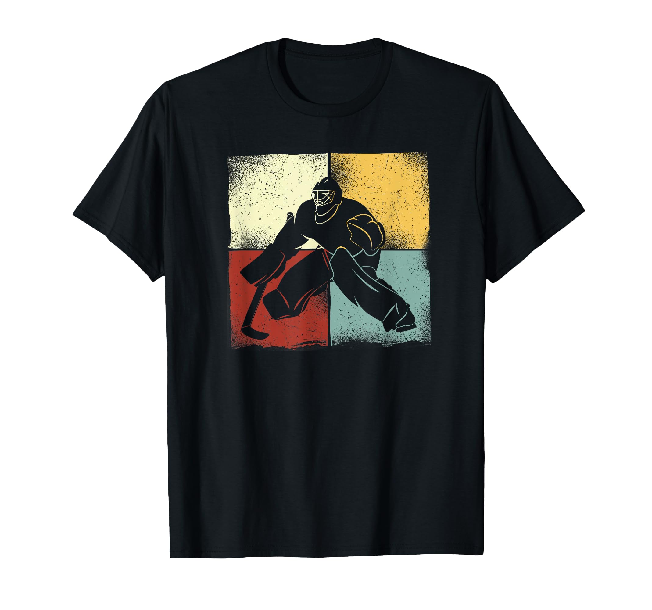 Ice Hockey Goalie Goalkeeper T-Shirt - Fun Novelty Design for Adults - T-Shirt, Sweatshirt, Hoodie