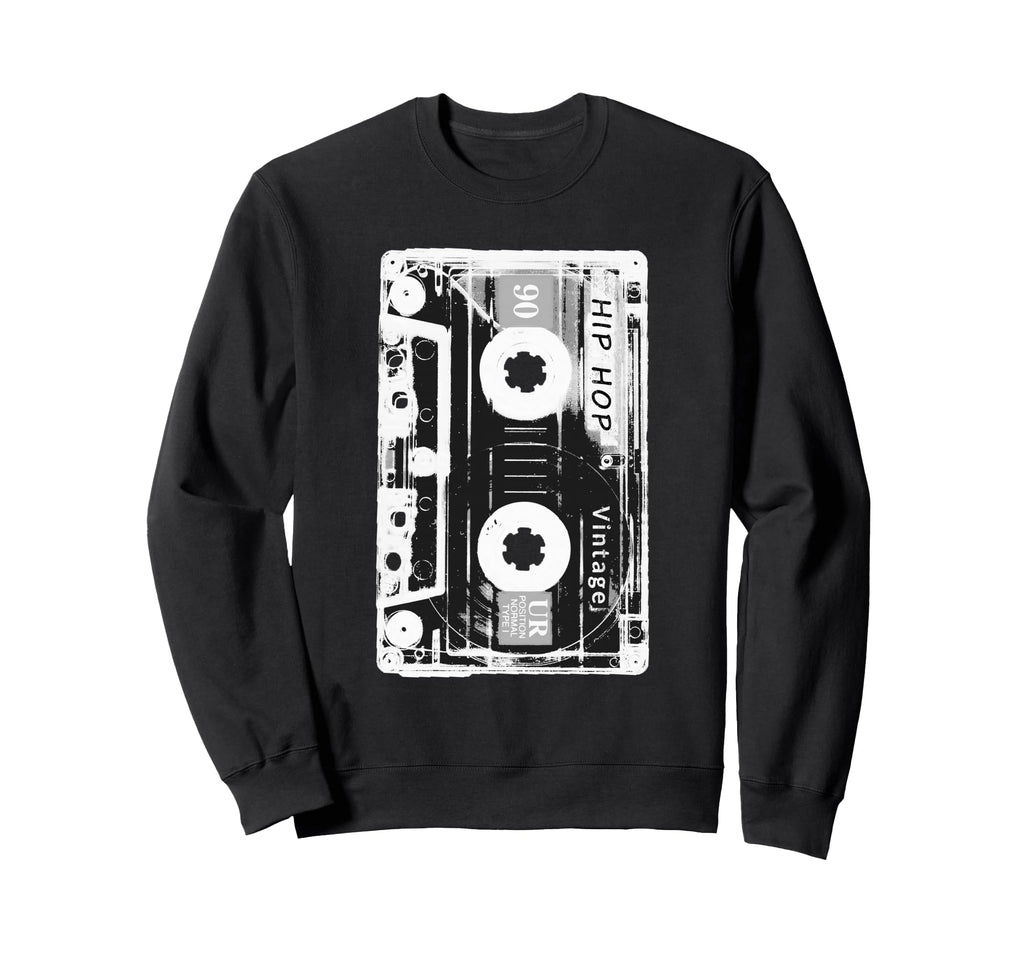 Cassette Tape Hip Hop Music 80S Sweatshirt - Custom Art Print for Adults - T-Shirt, Sweatshirt, Hoodie
