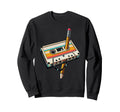 Pencil Rewind Cassette Tape Sweatshirt - Custom Art Print for Adults - T-Shirt, Sweatshirt, Hoodie