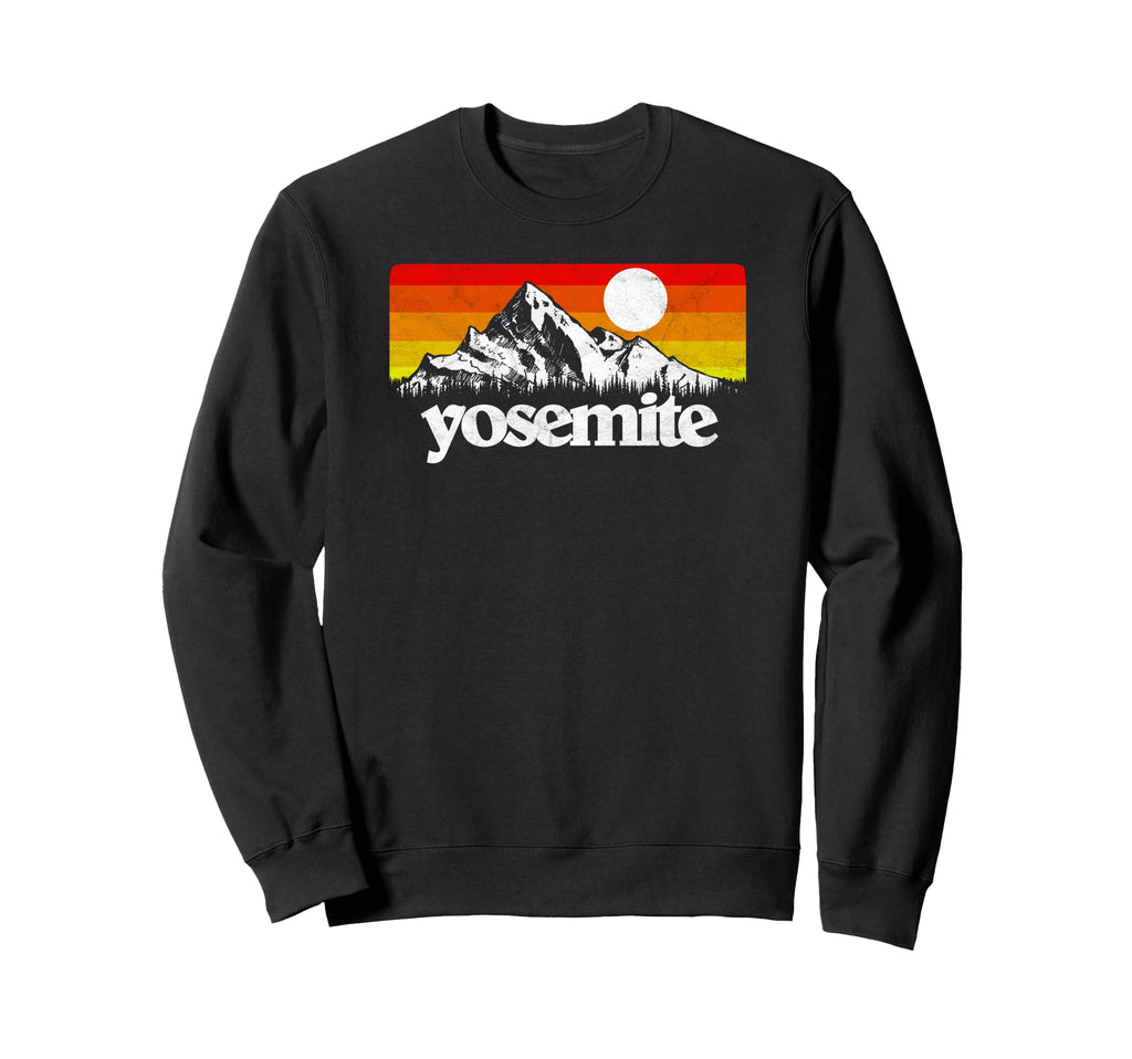 Yosemite National Park Mountains Sun Sweatshirt - Novelty Apparel Men Women - T-Shirt, Sweatshirt, Hoodie