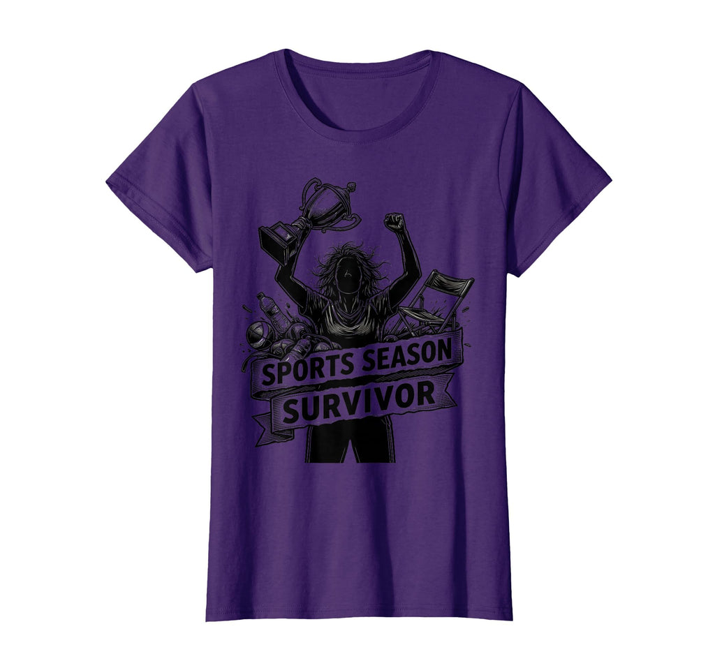 Sports Season Survivor Proud Sports T-Shirt - Custom Art Print Men Women - T-Shirt, Sweatshirt, Hoodie