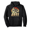 2011 Cassette Tape 15Th Birthday Hoodie - Fun Novelty Design for Adults - T-Shirt, Sweatshirt, Hoodie
