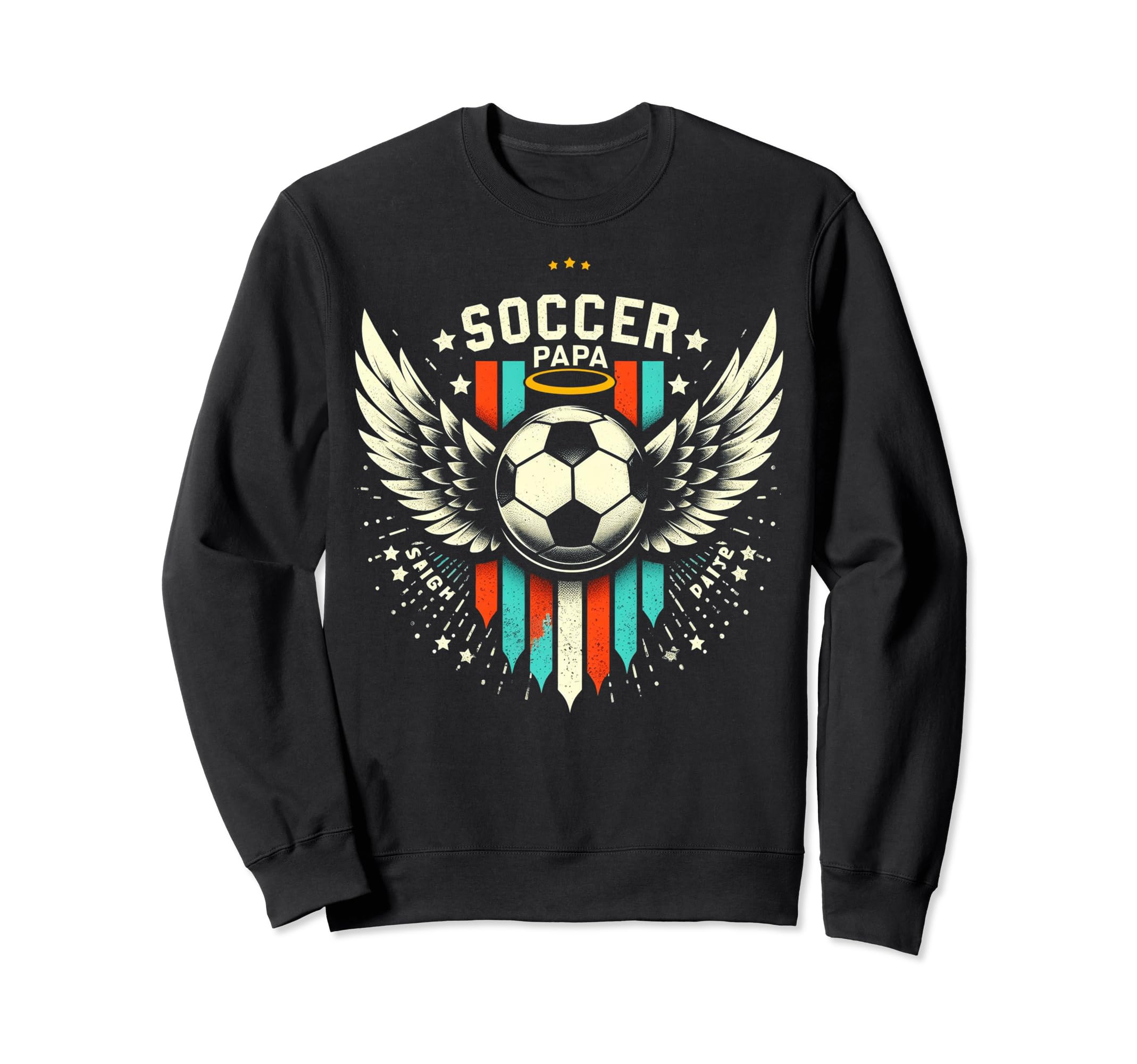 Soccer Papa Family Matching Sweatshirt - Casual Everyday Wear for Adults - T-Shirt, Sweatshirt, Hoodie