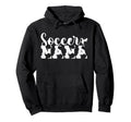 Soccer Nana Heart Grandma Nana Soccer Hoodie - Graphic Print for Adults - T-Shirt, Sweatshirt, Hoodie