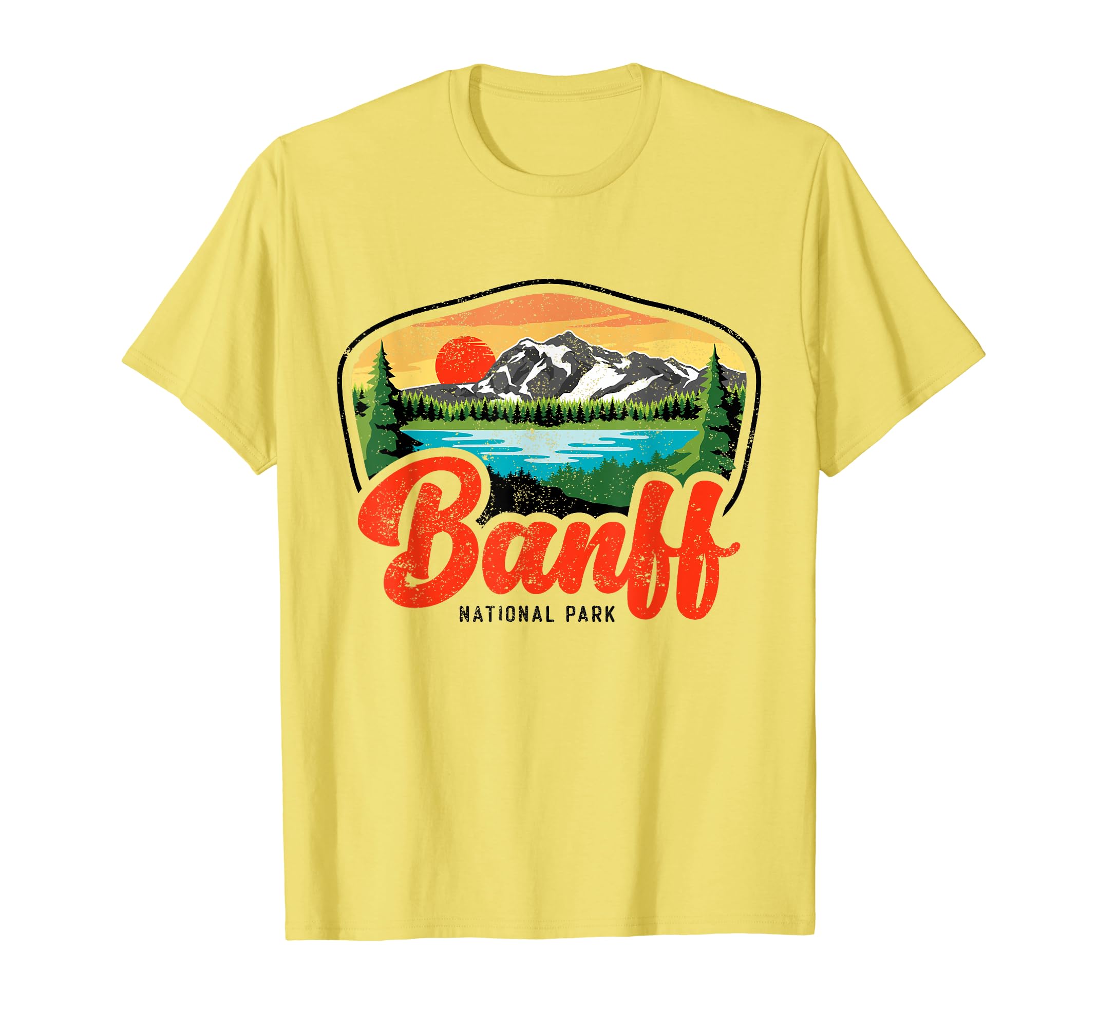 Banff Canadian National Park Souvenir Banff T-Shirt - Unique Graphic Unisex - T-Shirt, Sweatshirt, Hoodie