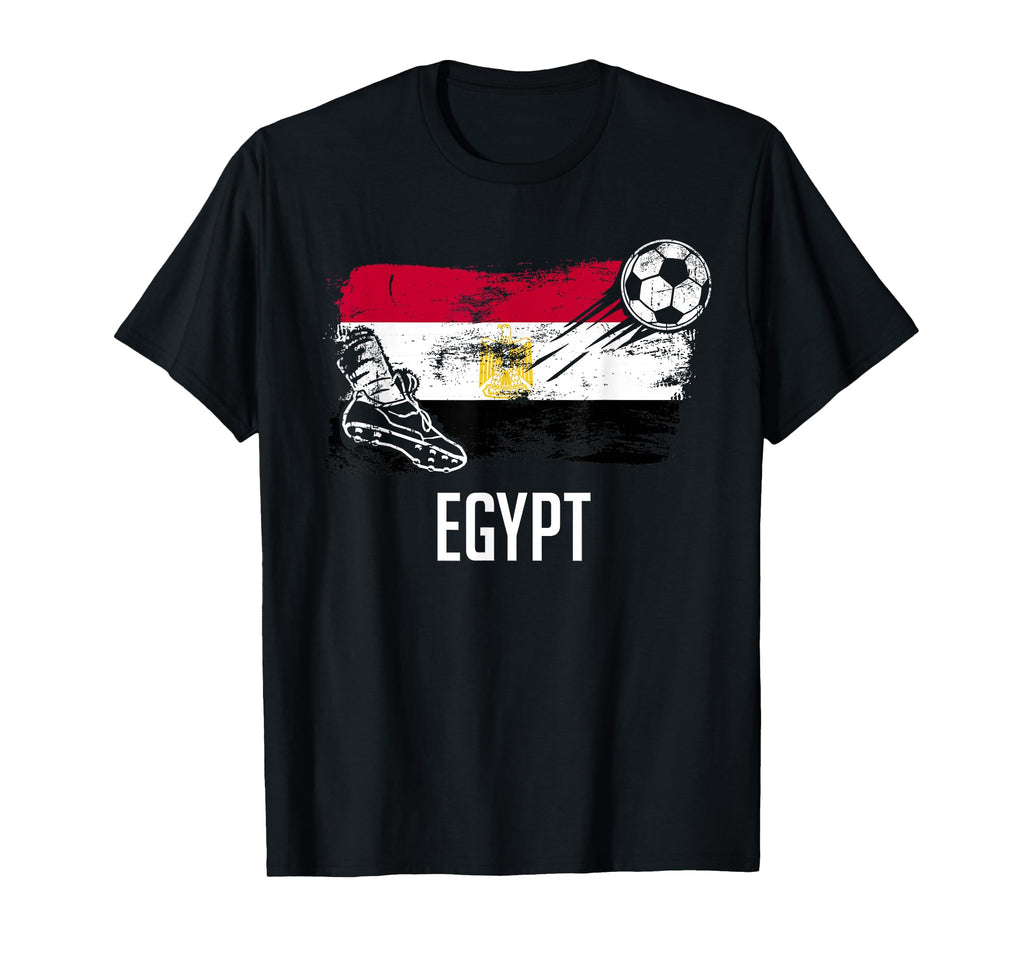 Egypt Flag Egyptian Soccer Flag Egyptian T-Shirt - Minimalist Print Unisex - T-Shirt, Sweatshirt, Hoodie