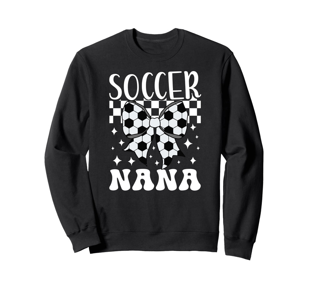 Soccer Nana Coquette Nana Soccer Sweatshirt - Custom Art Print Unisex - T-Shirt, Sweatshirt, Hoodie