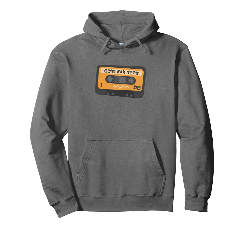 1960S Mix Tape Audio Cassette Hoodie - Streetwear Style Unisex - T-Shirt, Sweatshirt, Hoodie