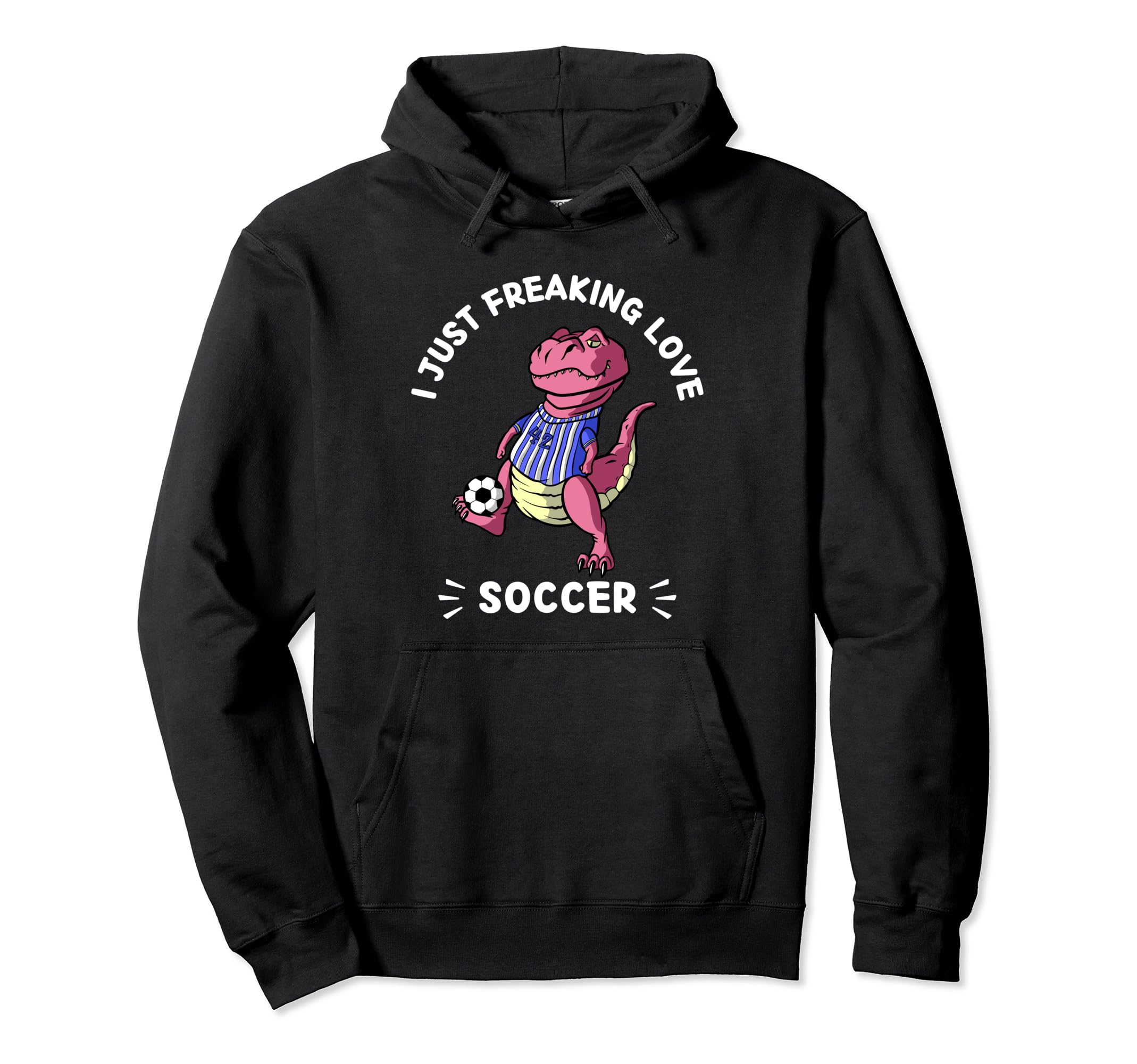 Kawaii Dinosaur I Just Freaking Love Hoodie - Custom Art Print Men Women - T-Shirt, Sweatshirt, Hoodie