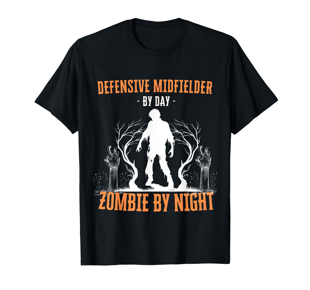 Defensive Midfielder Day Zombie T-Shirt - Custom Art Print for Adults - T-Shirt, Sweatshirt, Hoodie