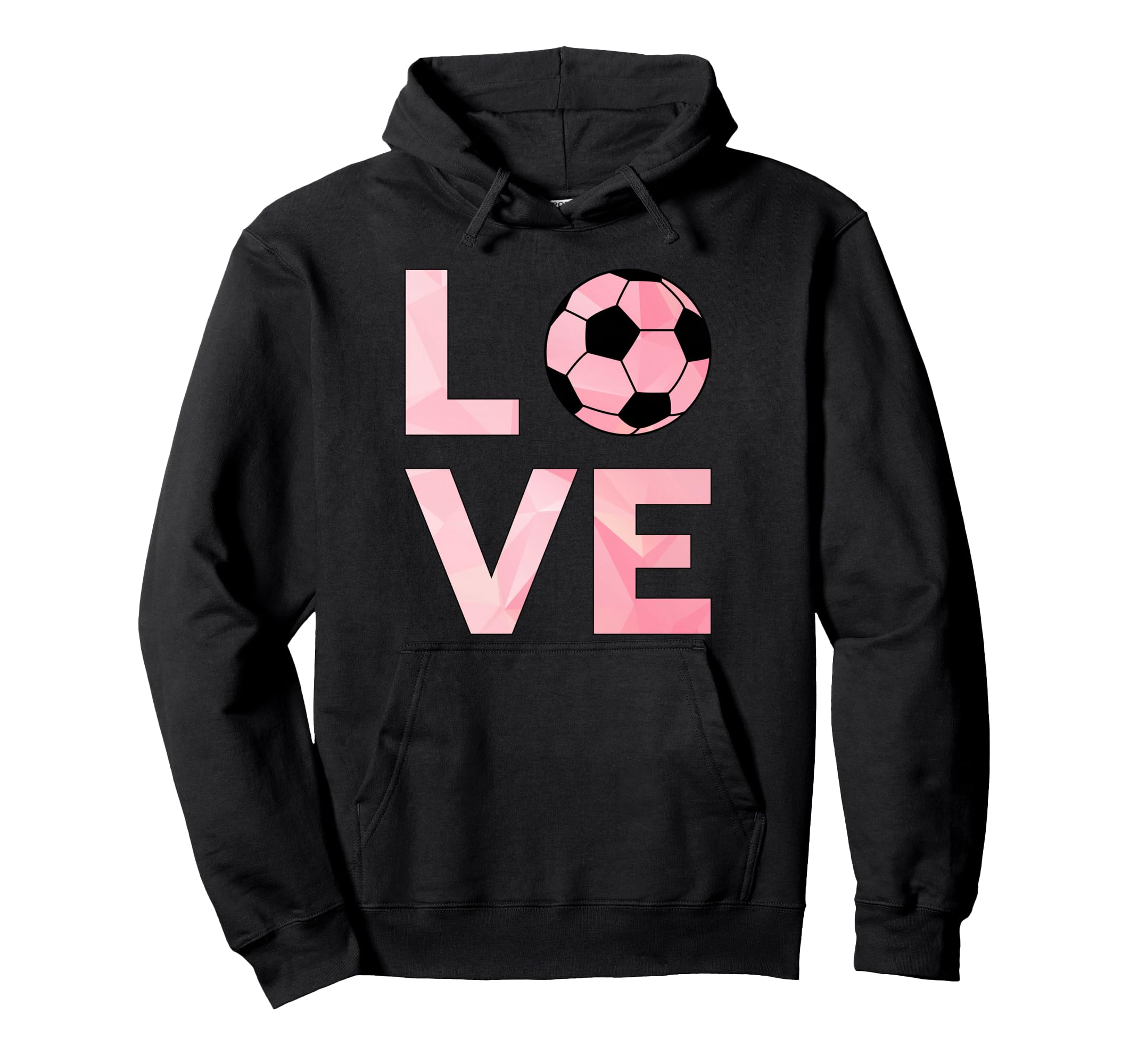 Love Soccer Soccer Hoodie - Graphic Print Unisex - T-Shirt, Sweatshirt, Hoodie