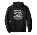 Mount Rainier National Park 80S Pnw Hoodie - Minimalist Print Unisex - T-Shirt, Sweatshirt, Hoodie