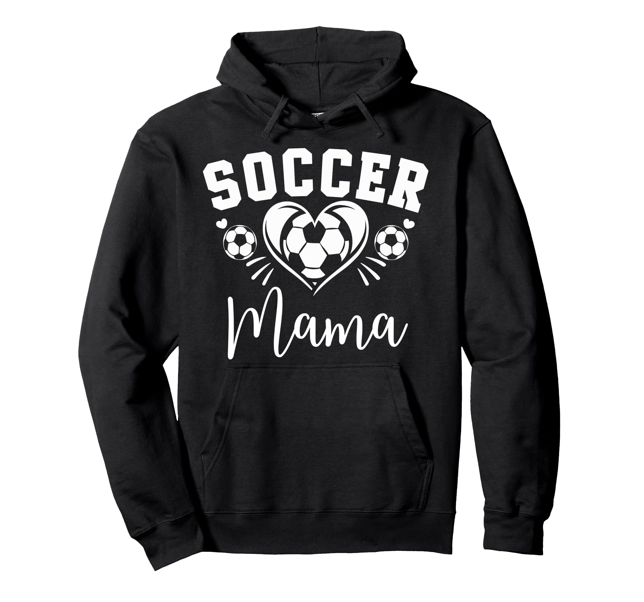 Soccer Mama Soccer Heart Hoodie - Unique Graphic Men Women - T-Shirt, Sweatshirt, Hoodie
