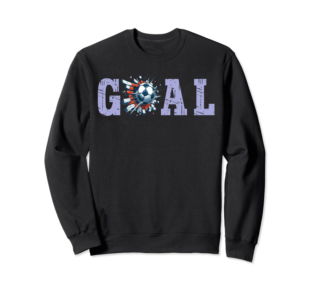 Goal Soccer Ball Break Wall Soccer Sweatshirt - Unique Graphic for Adults - T-Shirt, Sweatshirt, Hoodie