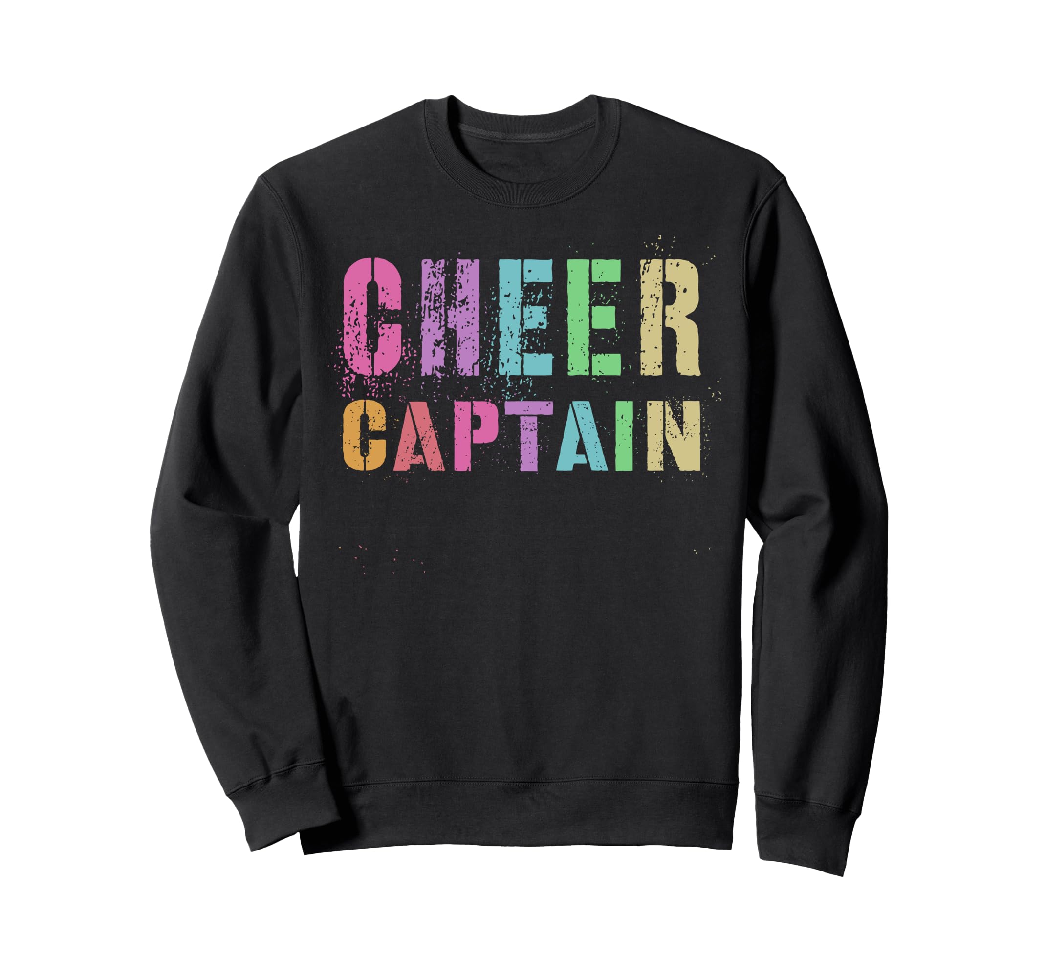 Cheer Captain Cheerleading Team Sweatshirt - Unique Graphic Men Women - T-Shirt, Sweatshirt, Hoodie