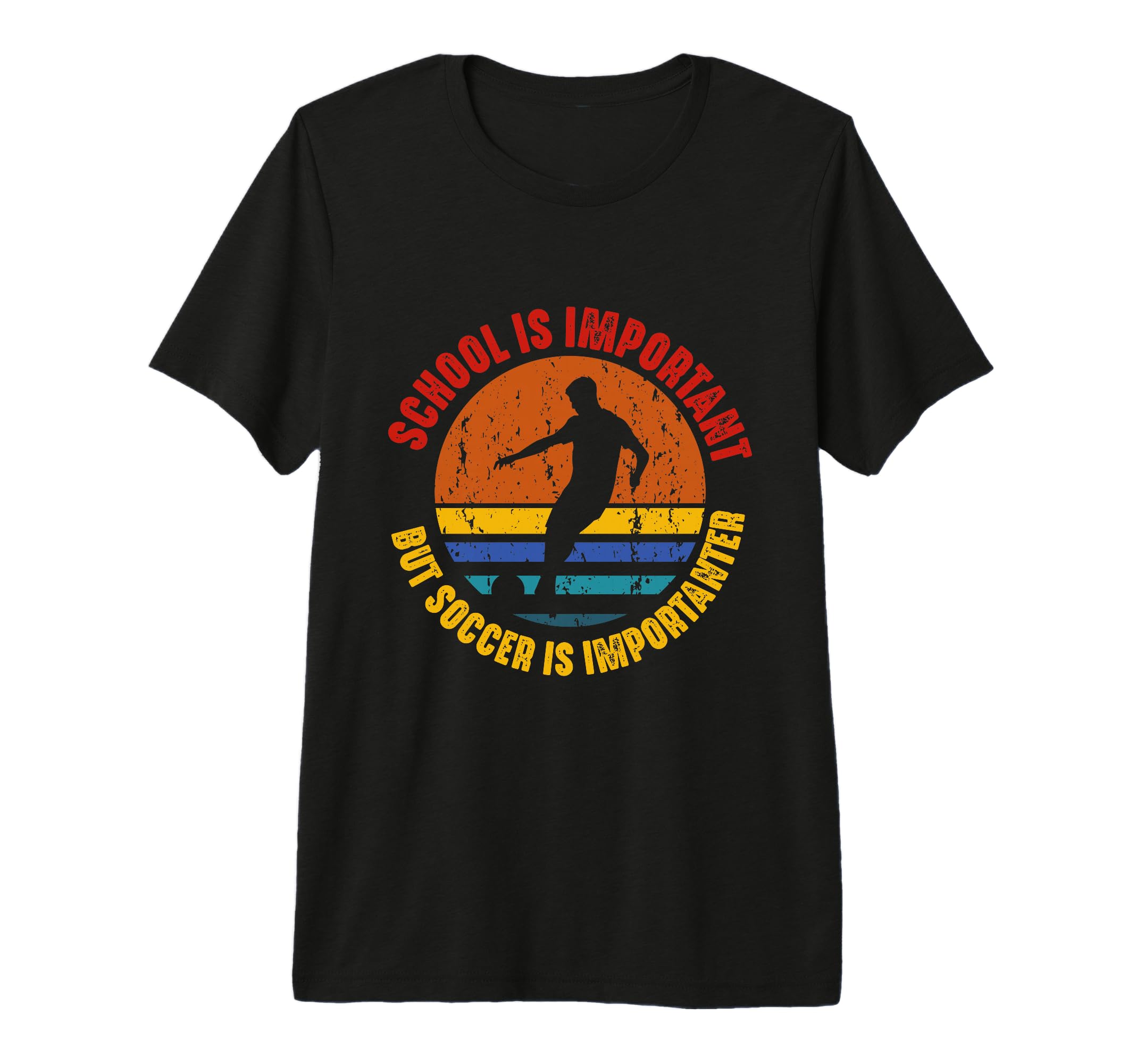 School Is Important But Soccer Is T-Shirt - Unique Graphic for Adults - T-Shirt, Sweatshirt, Hoodie