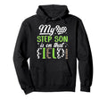 Proud Soccer Step Mom Soccer Player Hoodie - Graphic Print Unisex - T-Shirt, Sweatshirt, Hoodie