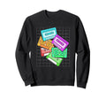 Cassette Tapes Collection Sweatshirt - Fun Novelty Design Men Women - T-Shirt, Sweatshirt, Hoodie