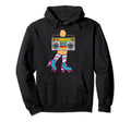 Roller Skate 80S Skating Roller Disco Hoodie - Novelty Apparel Men Women - T-Shirt, Sweatshirt, Hoodie