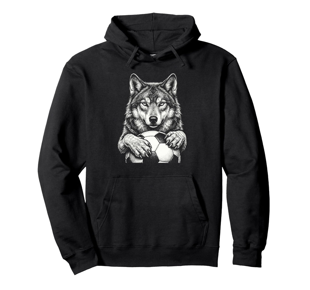 Fierce Holding Ball Fans Line Art Hoodie - Casual Everyday Wear Men Women - T-Shirt, Sweatshirt, Hoodie