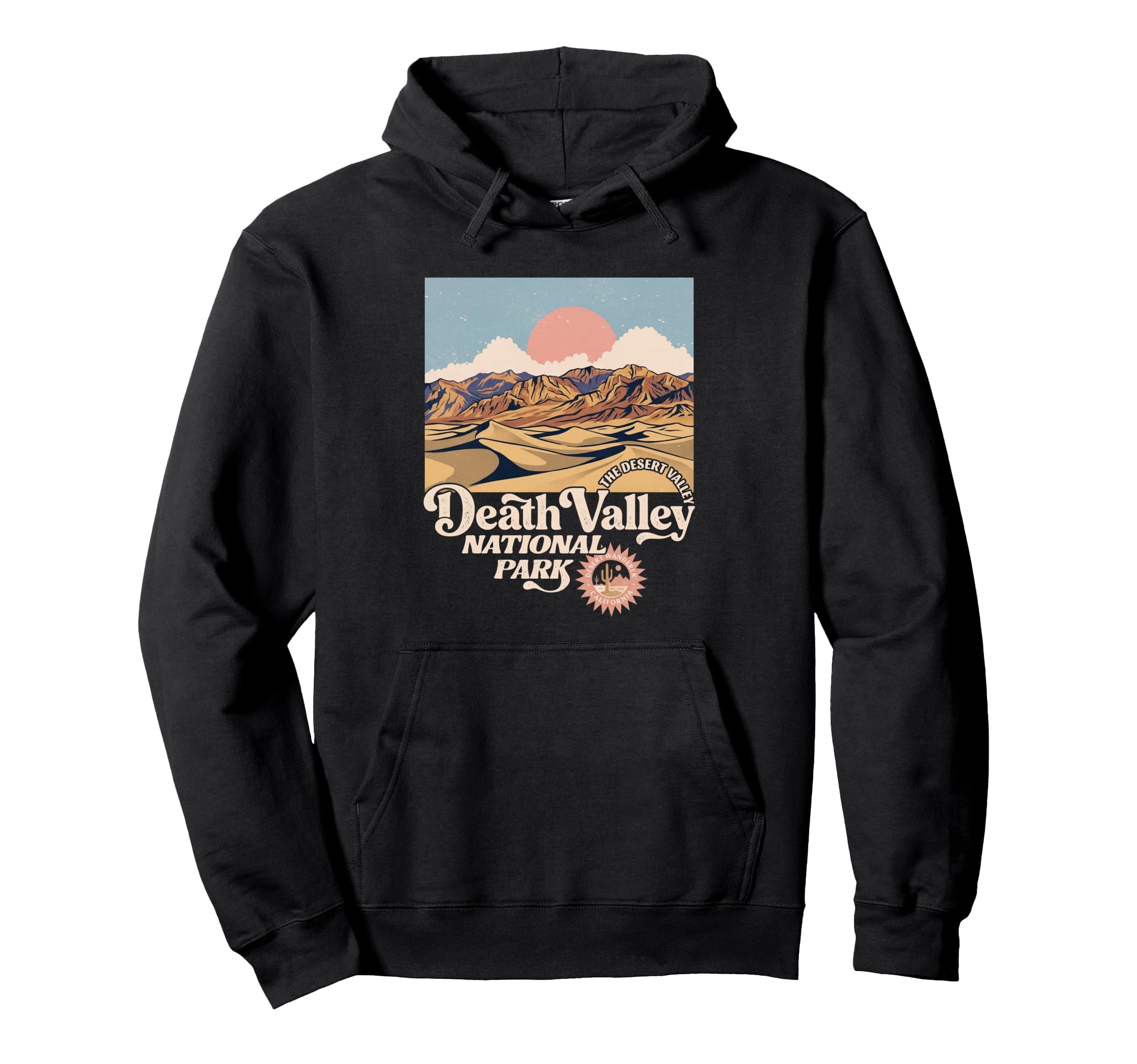 Death Valley National Park California Hoodie - Trendy Graphic for Adults - T-Shirt, Sweatshirt, Hoodie