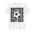 Soccer Brother Cracked Wall Family Matching T-Shirt - Graphic Print Unisex - T-Shirt, Sweatshirt, Hoodie