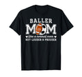 Baller Mom Louder Prouder Football T-Shirt - Minimalist Print for Adults - T-Shirt, Sweatshirt, Hoodie