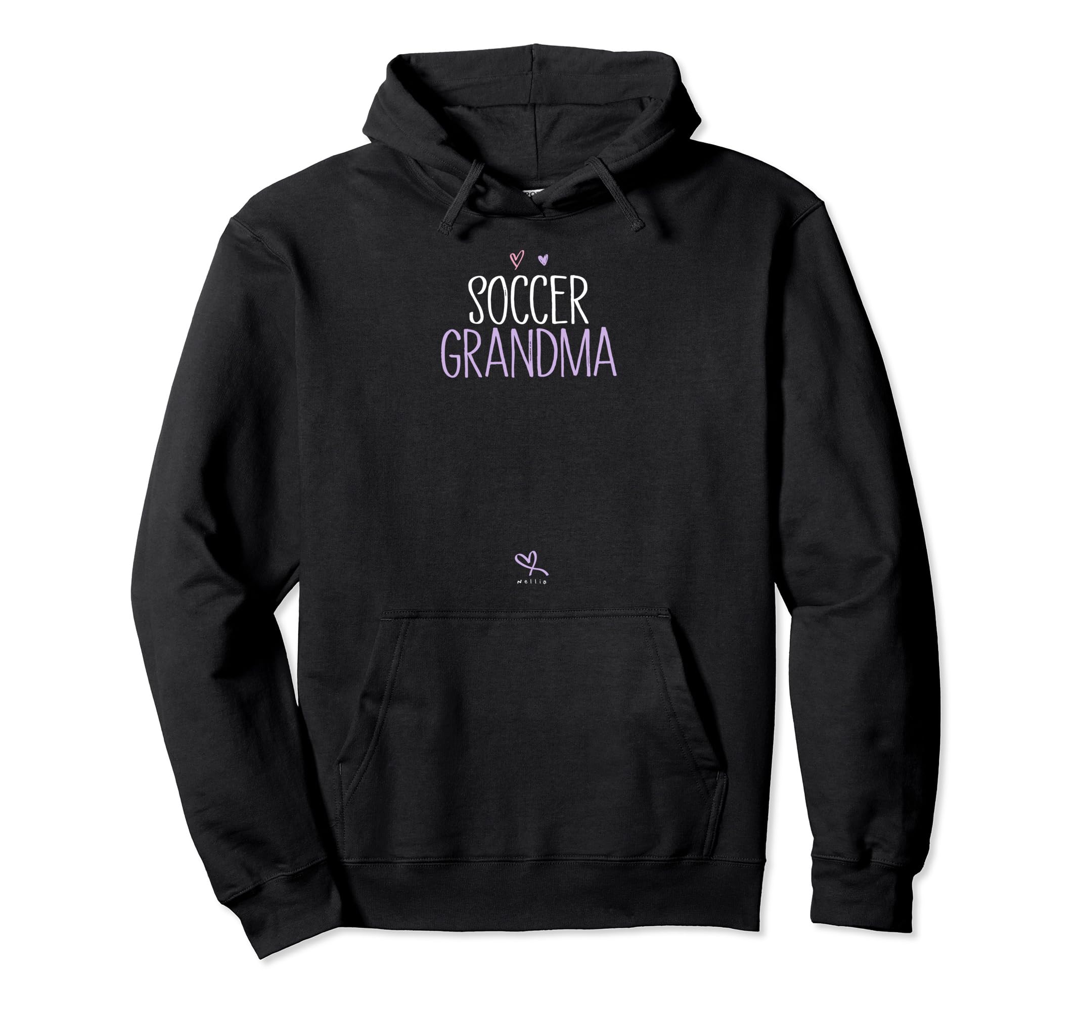 Soccer Grandma Soccer Heart Illustration Hoodie - Minimalist Print Unisex - T-Shirt, Sweatshirt, Hoodie
