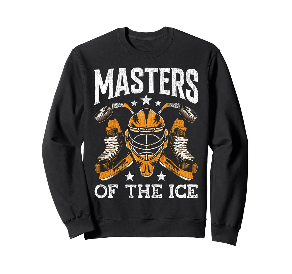 Ice Hockey Goalie Goalkeeper Masters Sweatshirt - Unique Graphic Men Women - T-Shirt, Sweatshirt, Hoodie