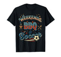 Weekends Bbq And Soccer Patriotic T-Shirt - Unique Graphic for Adults - T-Shirt, Sweatshirt, Hoodie