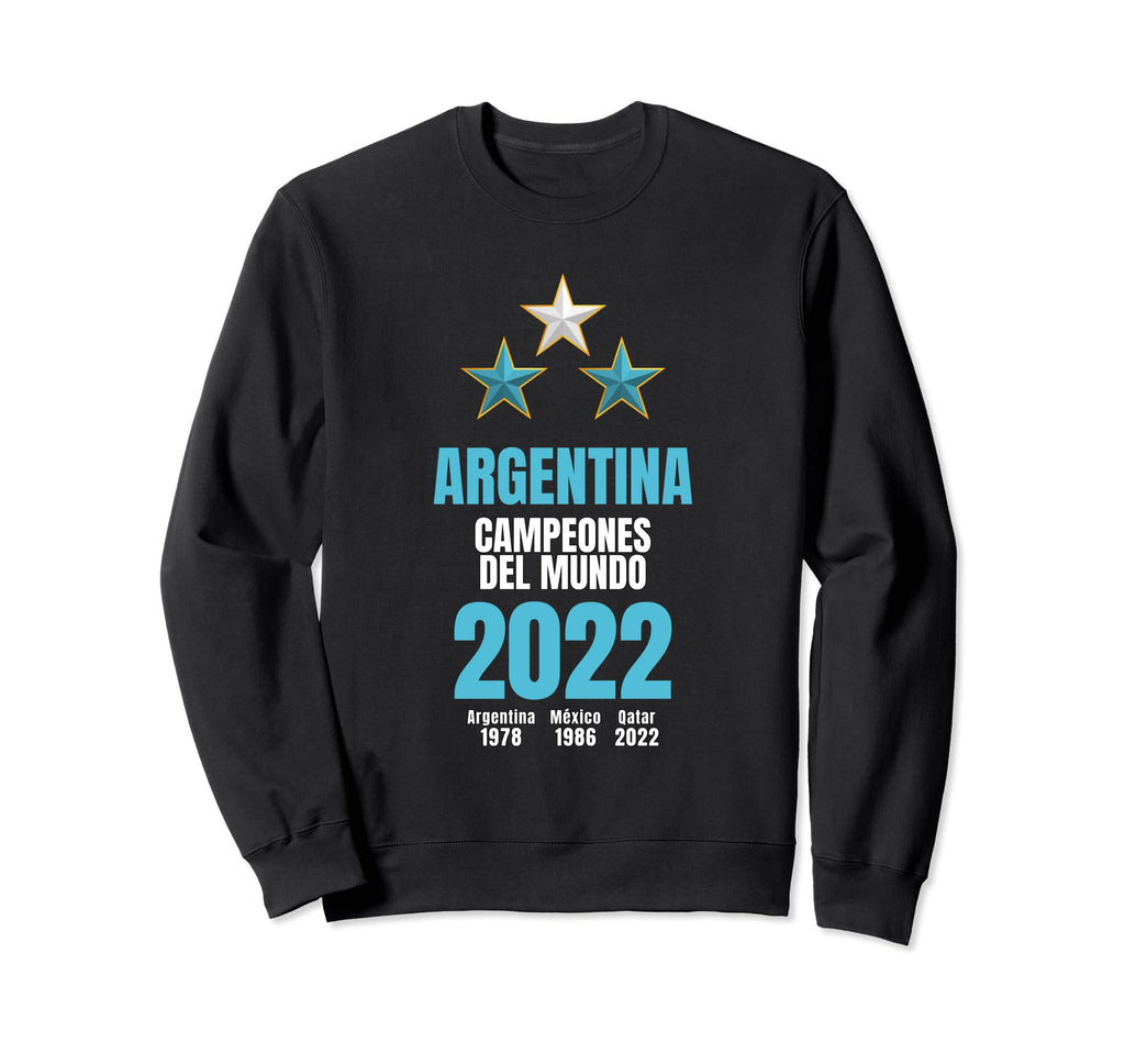 Argentina World Champion 2022 Soccer Sweatshirt - Minimalist Print Unisex - T-Shirt, Sweatshirt, Hoodie