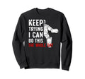 Keep Trying Ice Hockey Goalkeeper Ice Sweatshirt - Graphic Print Unisex - T-Shirt, Sweatshirt, Hoodie