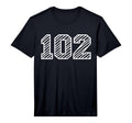 Number 102 Sport Stripe White Varsity T-Shirt - Unique Graphic Men Women - T-Shirt, Sweatshirt, Hoodie