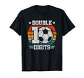 Soccer Birthday Double Digits 10 Year T-Shirt - Custom Art Print Men Women - T-Shirt, Sweatshirt, Hoodie