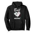 Ball Mimi Funny Soccer And Baseball Hoodie - Minimalist Print for Adults - T-Shirt, Sweatshirt, Hoodie