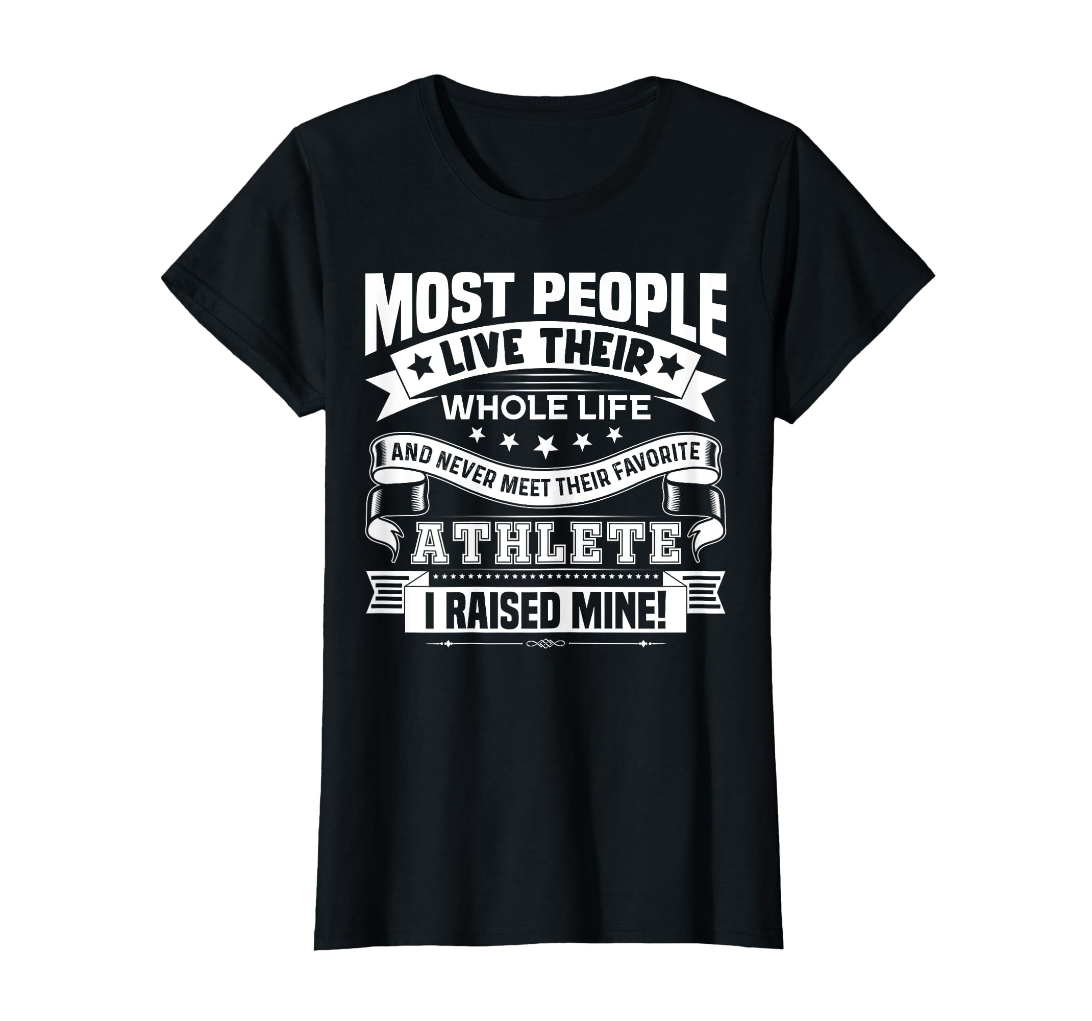 Raised Mine Favorite Athlete Proud Mom T-Shirt - Custom Art Print Unisex - T-Shirt, Sweatshirt, Hoodie