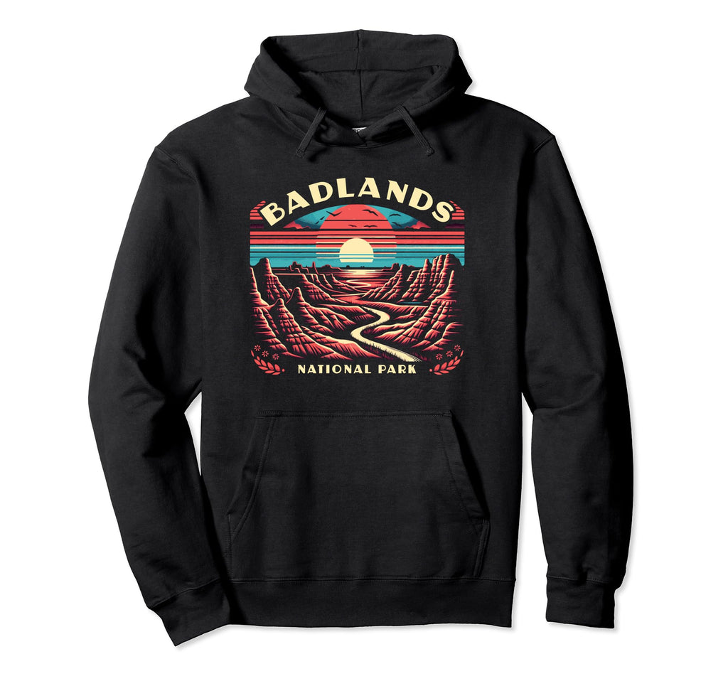 Badlands National Park South Dakota Hoodie - Aesthetic Graphic for Adults - T-Shirt, Sweatshirt, Hoodie